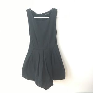 Zara Black Fit & Flare Dress